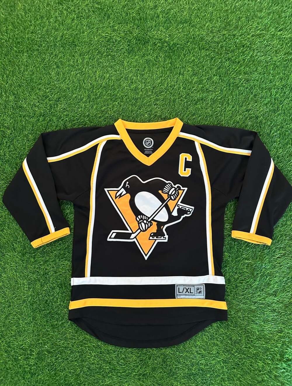 Pittsburgh Penguins Crosby 87 Hockey Jersey Size YOUTH L/XL